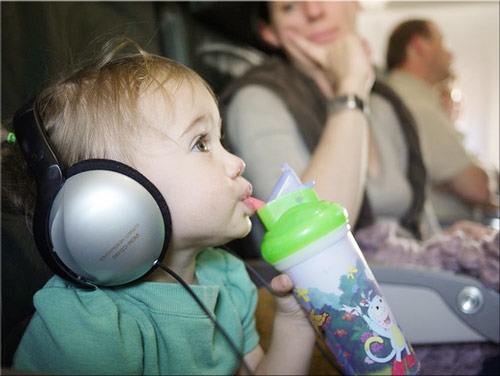 List of thing to do when flying with kids