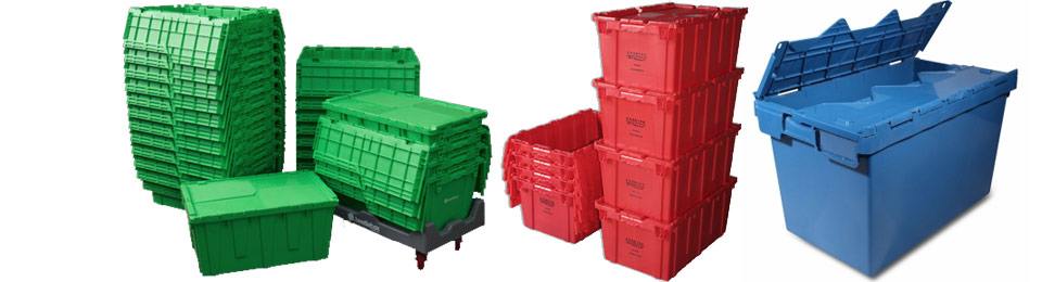 Plastic storage boxes for shipping