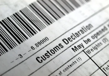 Customs declaration