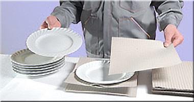 Packing glassware Packing glassware