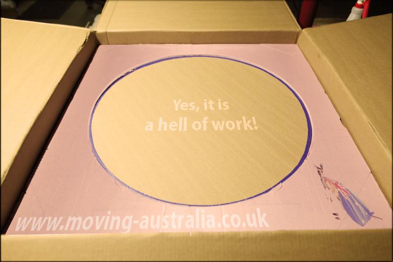 Shipping a mirror boxes to Australia