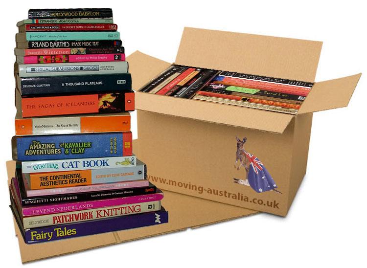 Book boxes for moving and shipping books, magazines