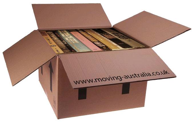 Book boxes for moving and shipping books, magazines