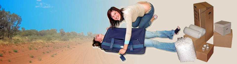 Red road in Australia Red road in Australia