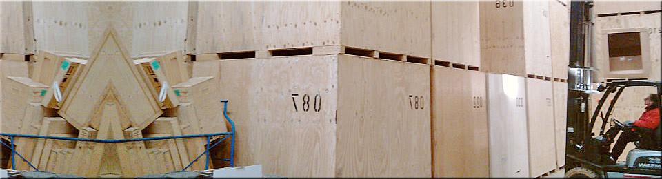 Wooden storage containers